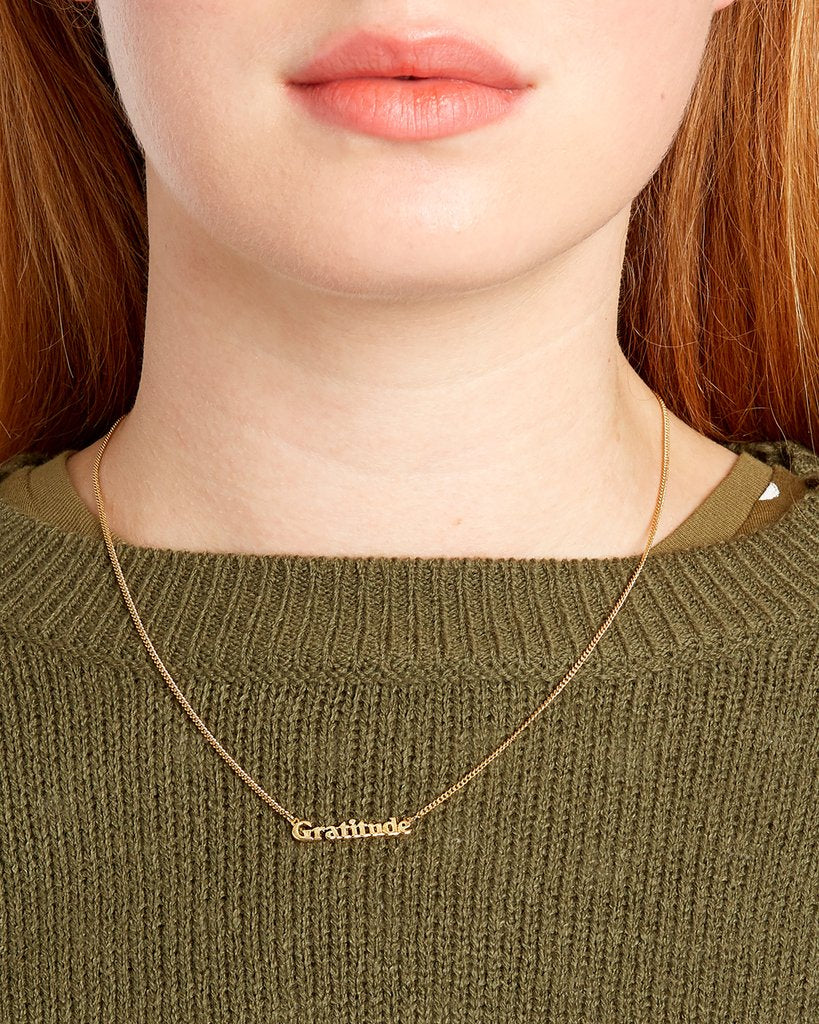 Good Intentions Necklace - Gratitude