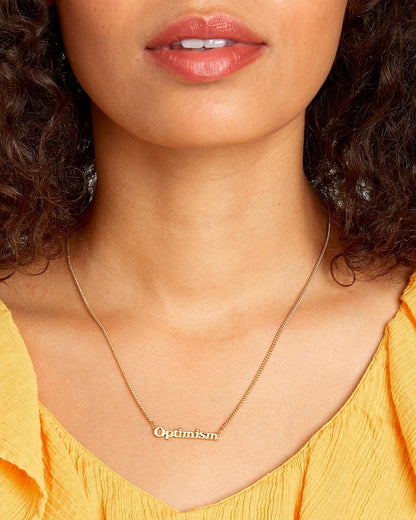 Good Intentions Necklace - Optimism