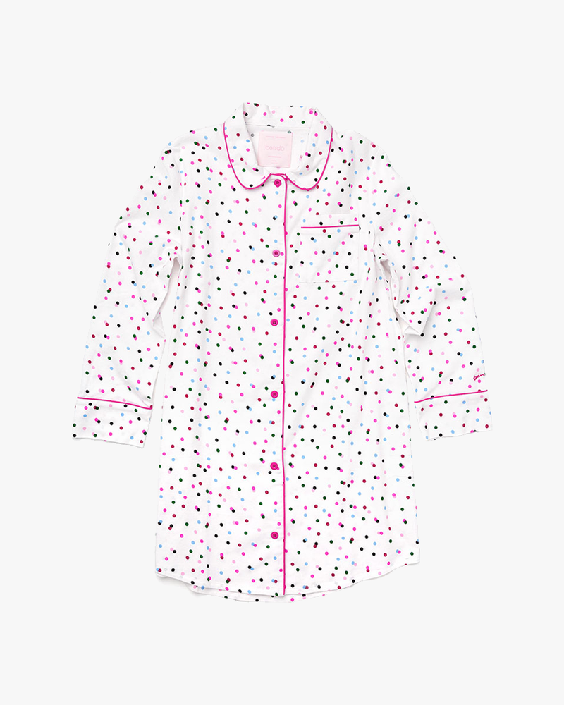 
                      
                        Leisure Club - Party Dots Sleep Dress
                      
                    