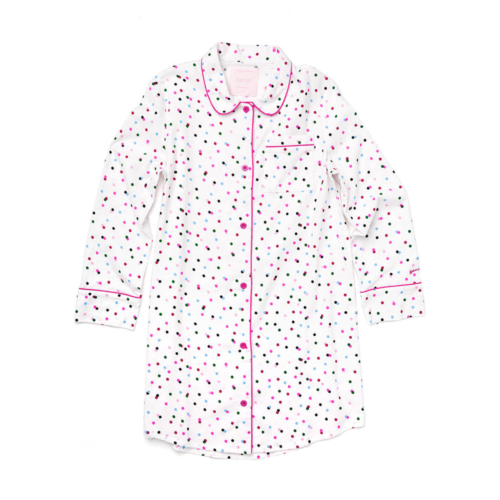 
                      
                        Leisure Club - Party Dots Sleep Dress
                      
                    