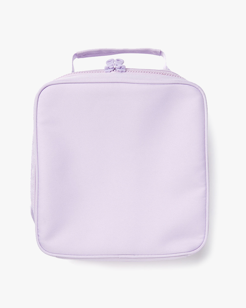 What's For Lunch? Square Lunch Bag - Lilac