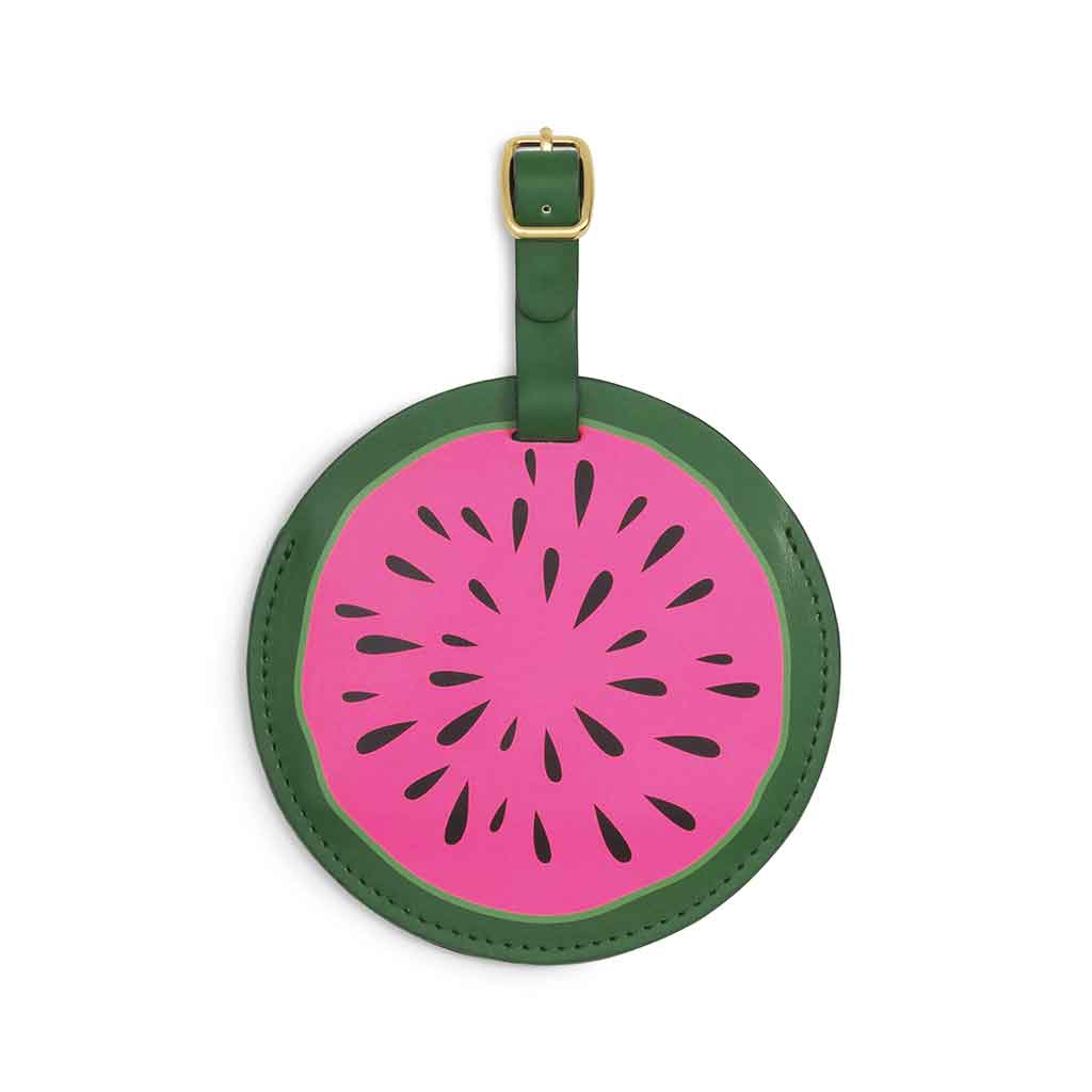 The Getaway Circle Luggage Tag - Watermelon