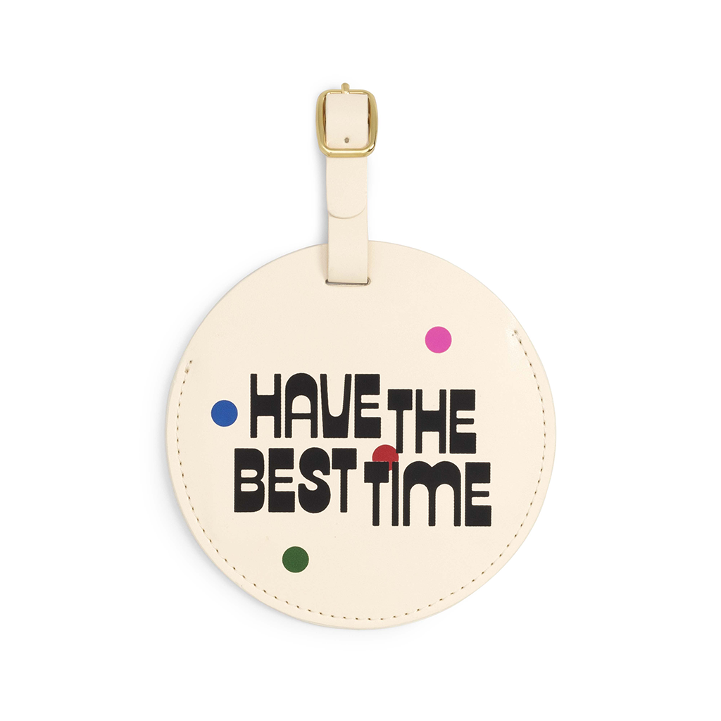 The Getaway Circle Luggage Tag - Best Time