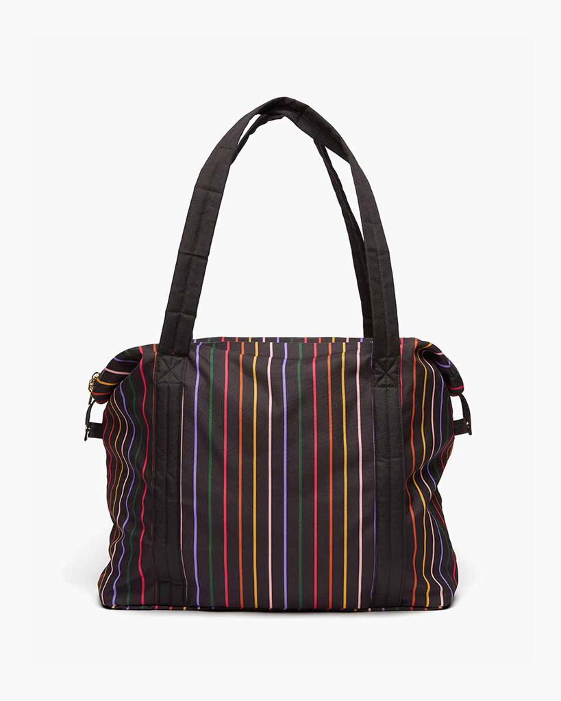 The Getaway Weekender Bag - Disco Stripe