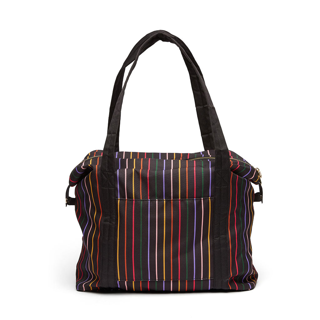 The Getaway Weekender Bag - Disco Stripe