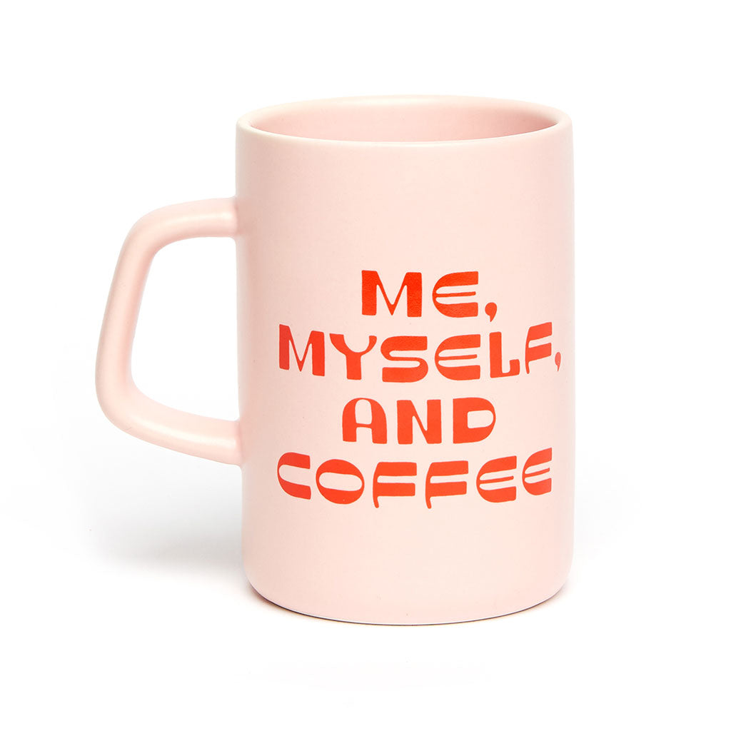 Hot Stuff Big Ceramic Mug - Me, Myself And Coffee