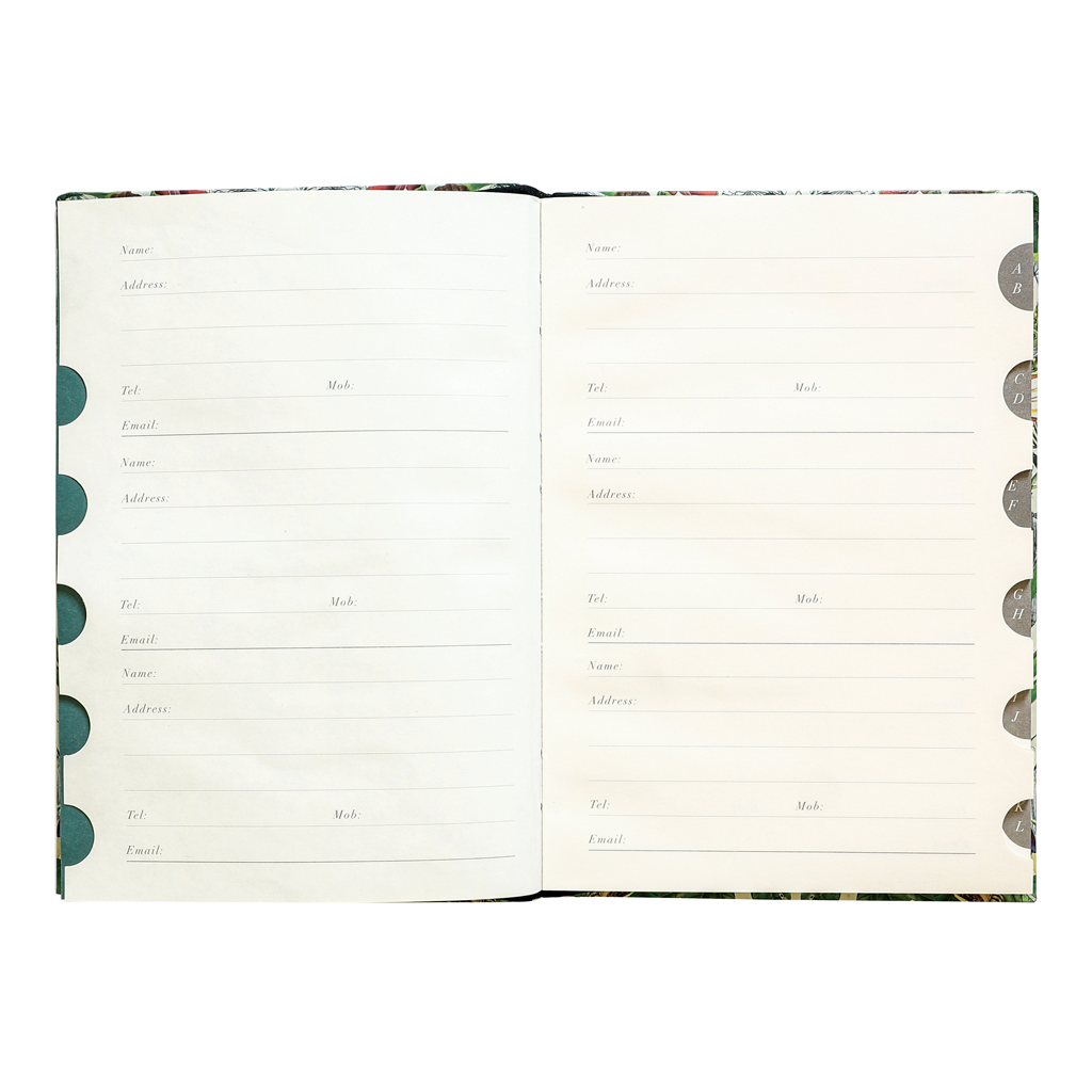 Address Book - Botanical