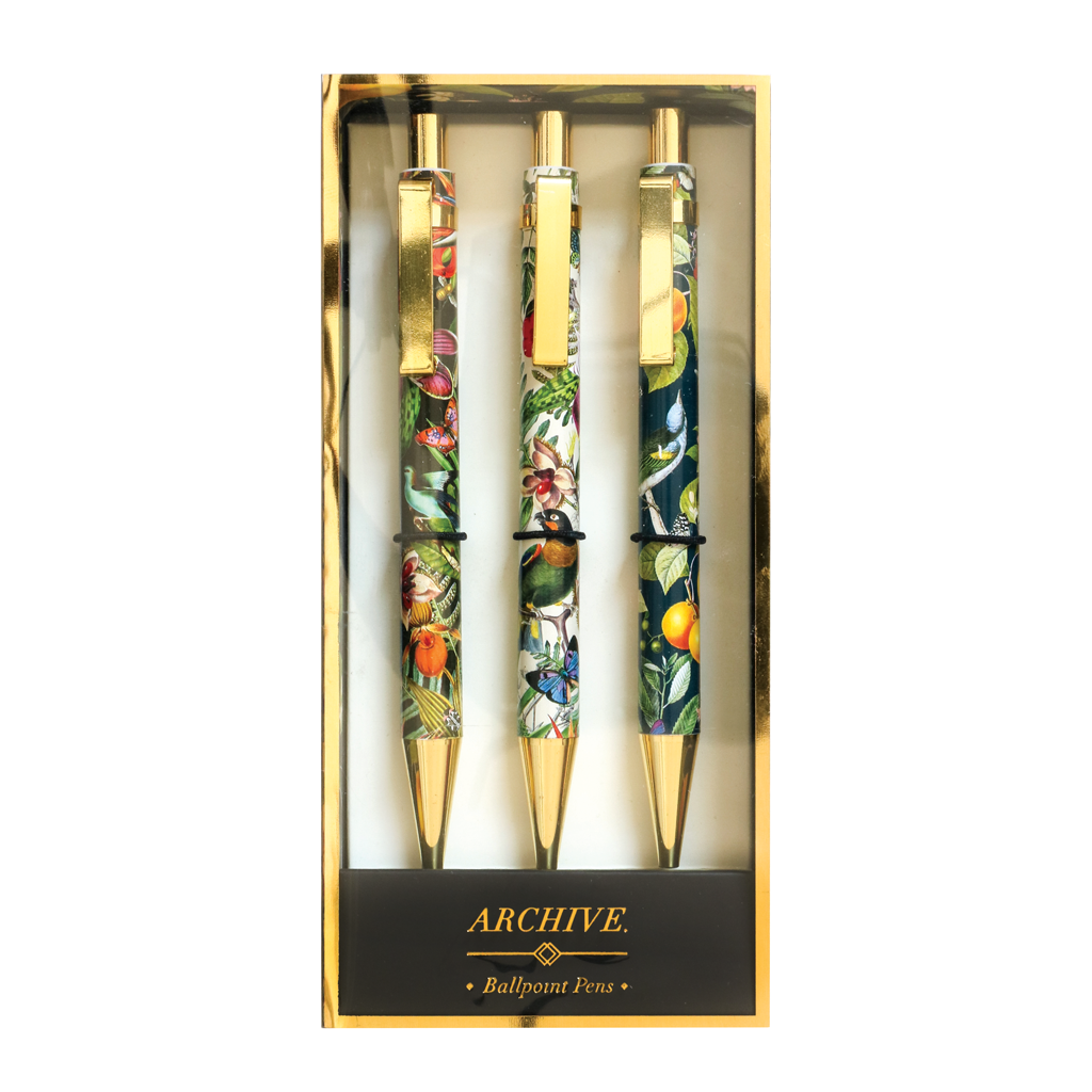 Ballpoint Pen Set - Botanical