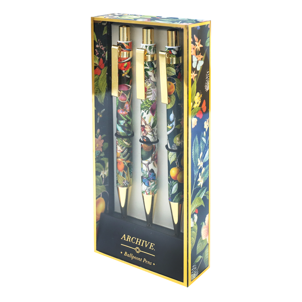 Ballpoint Pen Set - Botanical