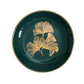Ceramic Trinket Dish - Teal Ginko Leaf