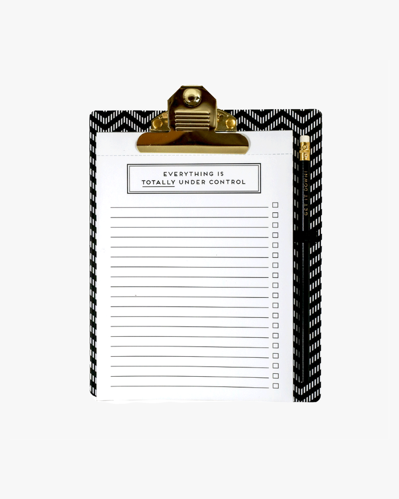 
                      
                        Clipboard Set - Under Control
                      
                    