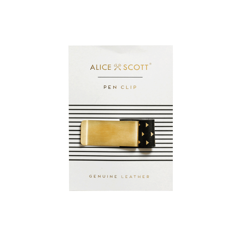 
                      
                        Pen Clip - Brass & Leather
                      
                    