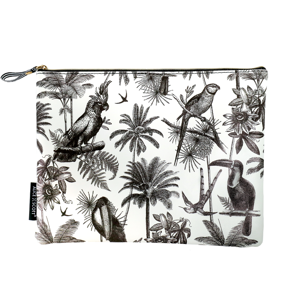 Multi Use Pouch - Tropical Monochrome