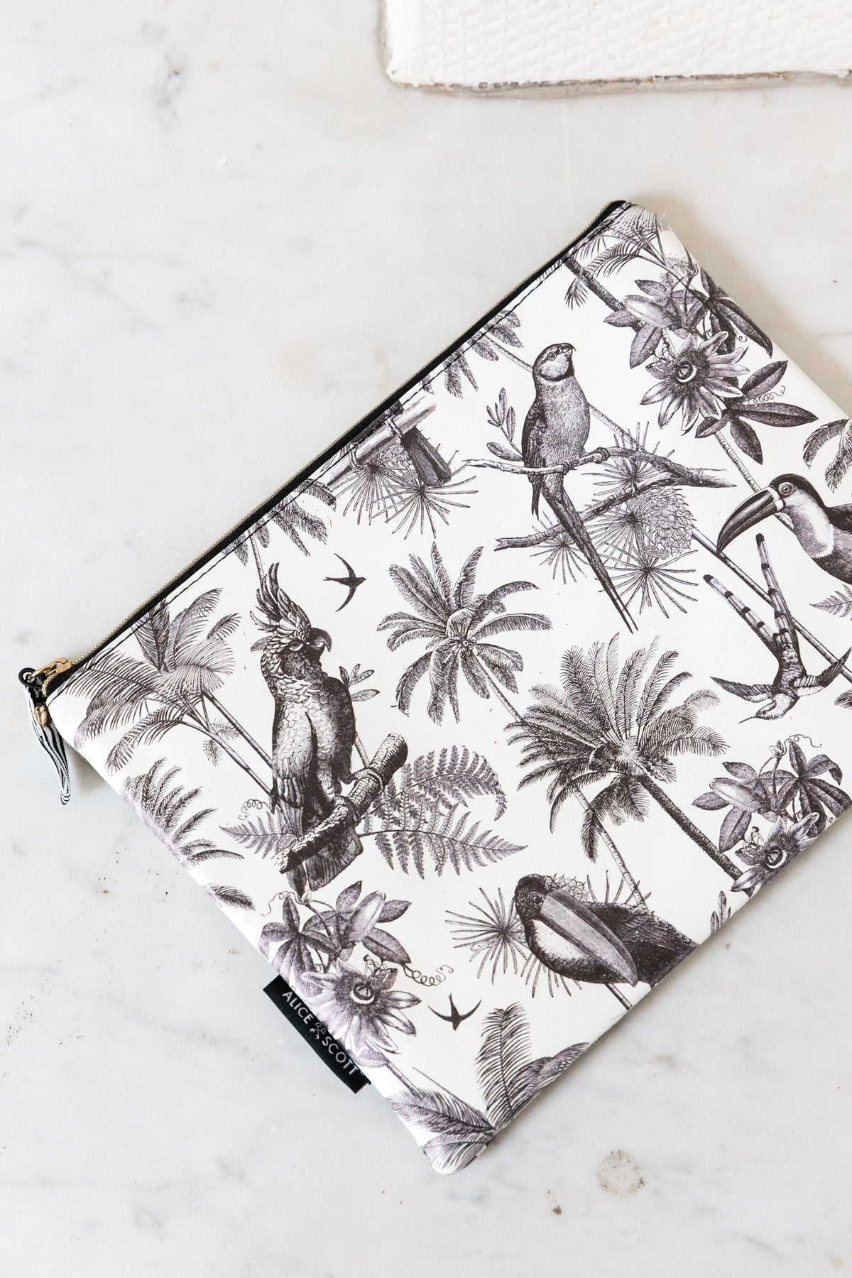 Multi Use Pouch - Tropical Monochrome