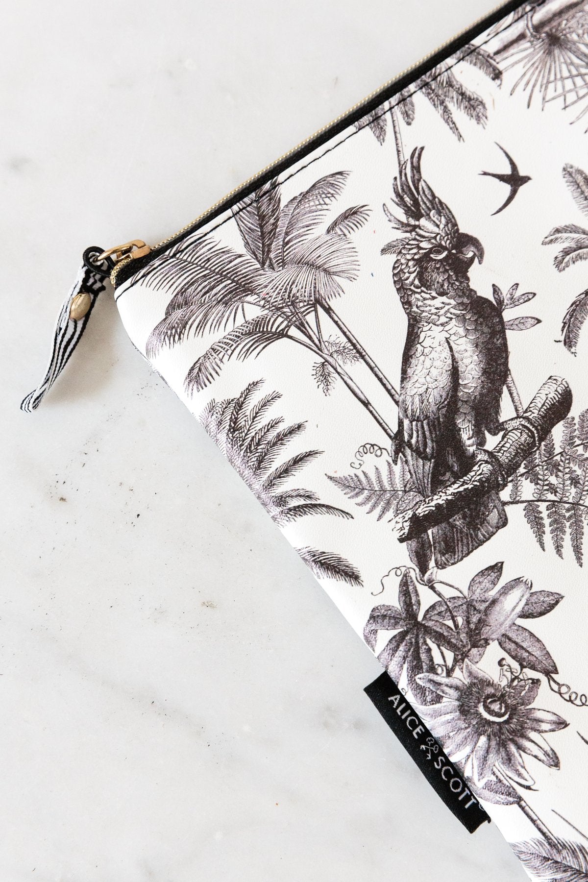 Multi Use Pouch - Tropical Monochrome