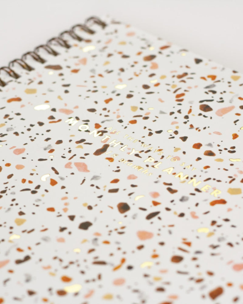 
                      
                        Undated Monthly Planner - Terazzo
                      
                    