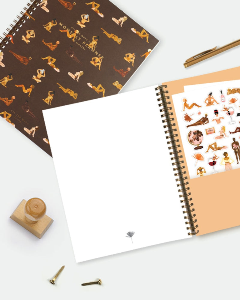 
                      
                        Undated Monthly Planner - Women
                      
                    