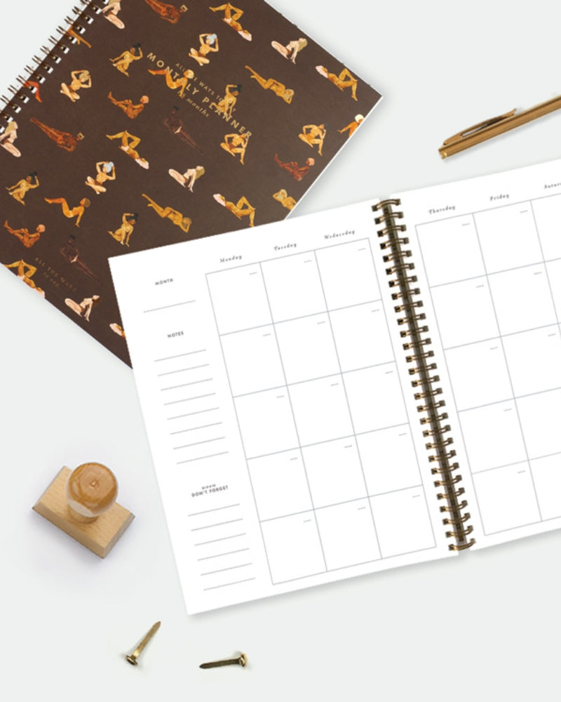 
                      
                        Undated Monthly Planner - Women
                      
                    