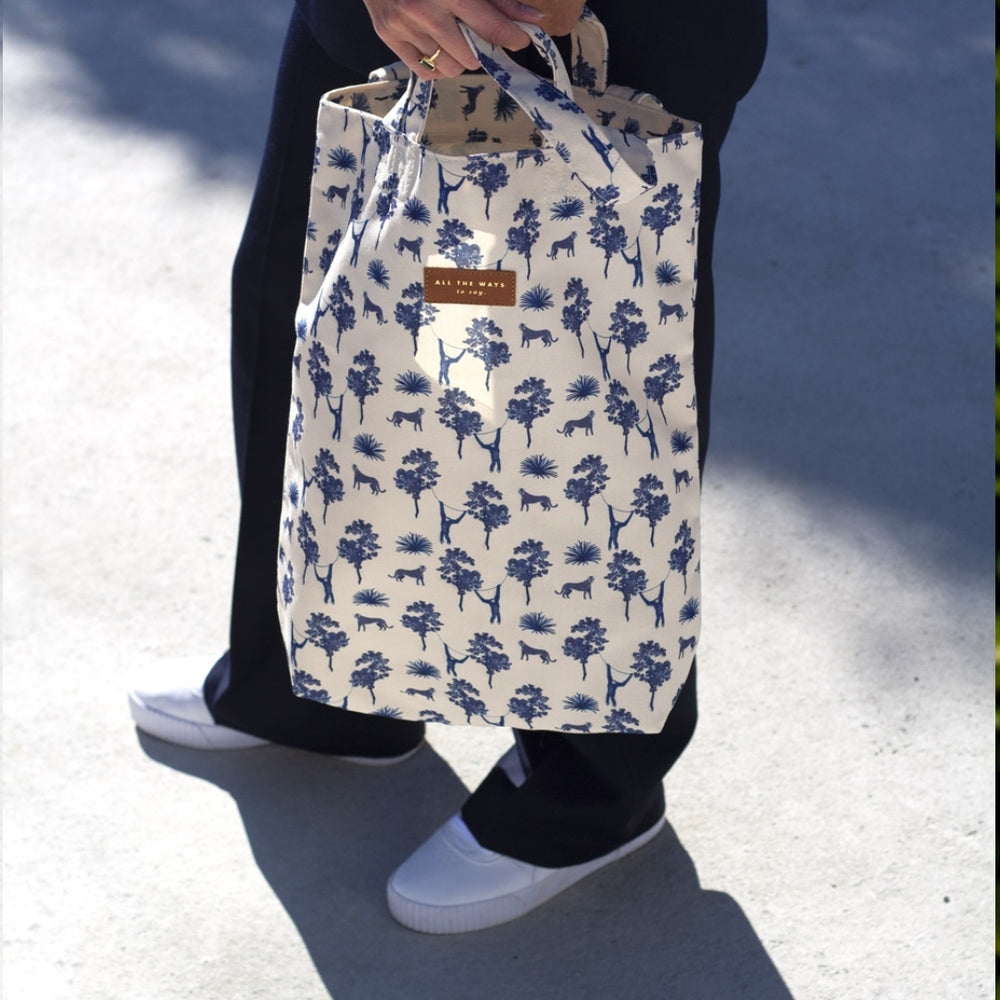 
                      
                        Tote Bag - Blue Jungle
                      
                    