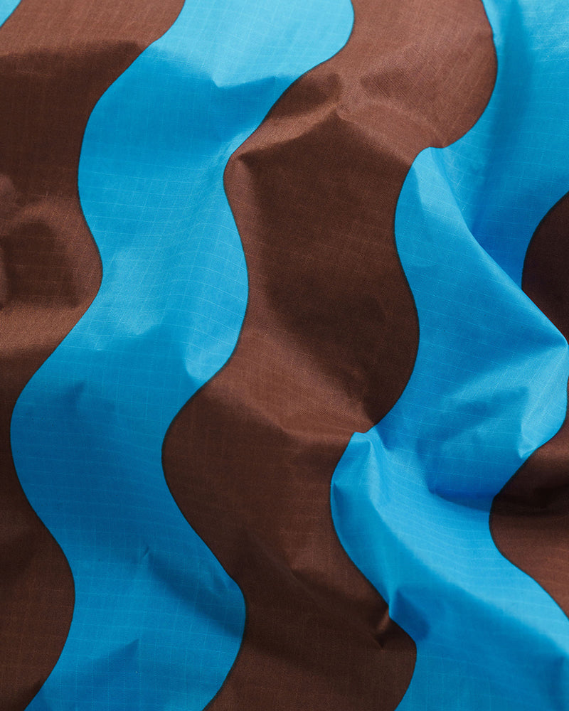 
                      
                        Baby Reusable Bag - Teal & Brown Wavy Stripe
                      
                    