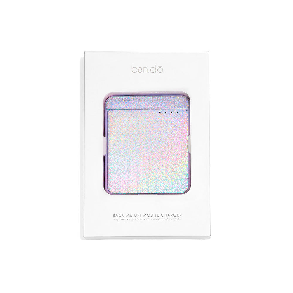 
                      
                        Back Me Up Mobile Charger - Disco + Lilac
                      
                    