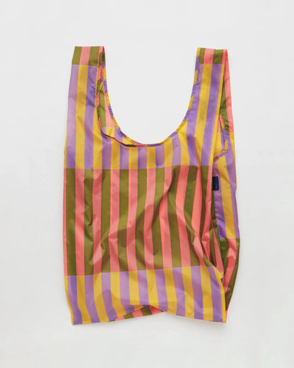 Big Reusable Bag - Sunset Quilt Stripe