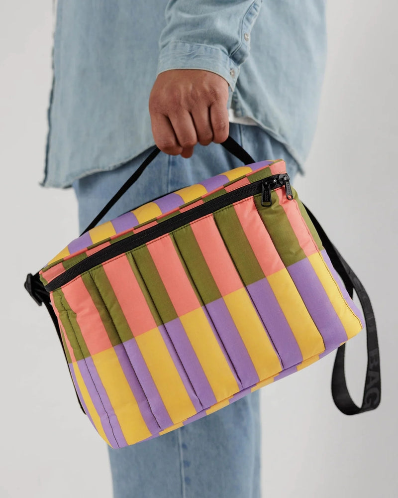 
                      
                        Puffy Cooler Bag - Sunset Quilt Stripe
                      
                    