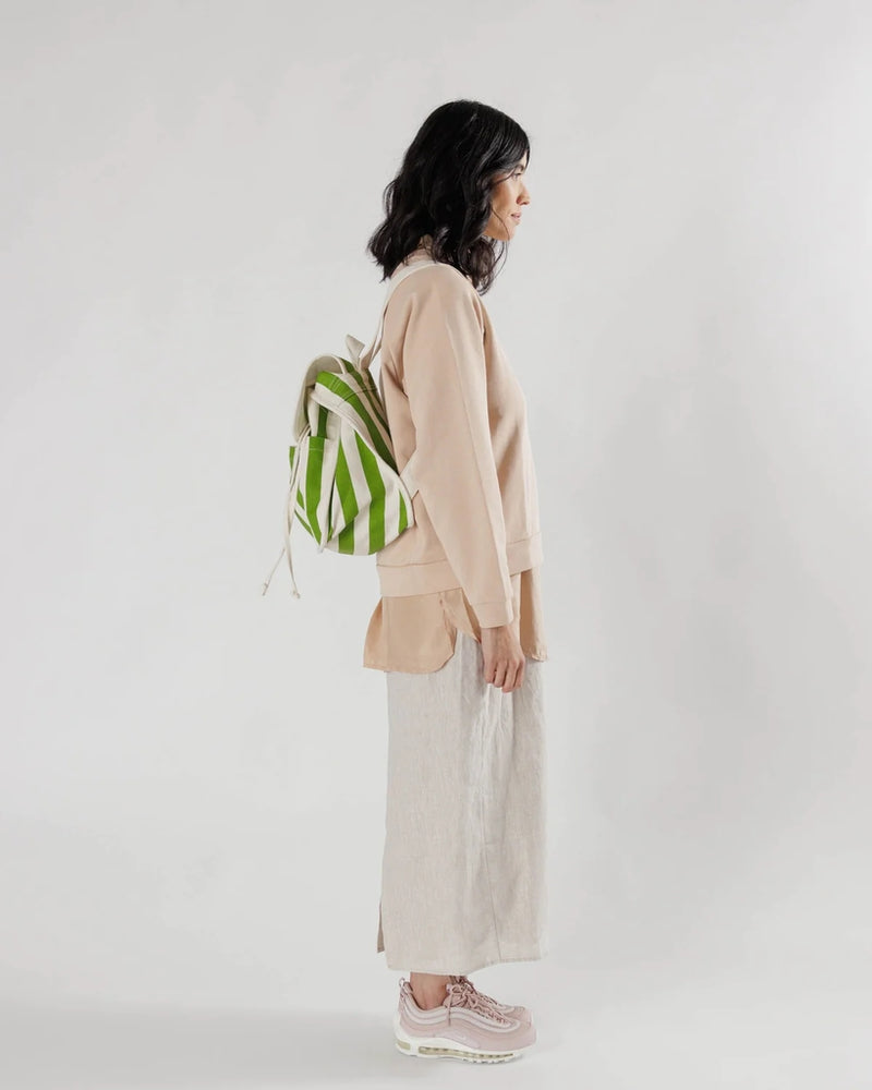 
                      
                        Drawstring Backpack - Green Awning Stripe
                      
                    