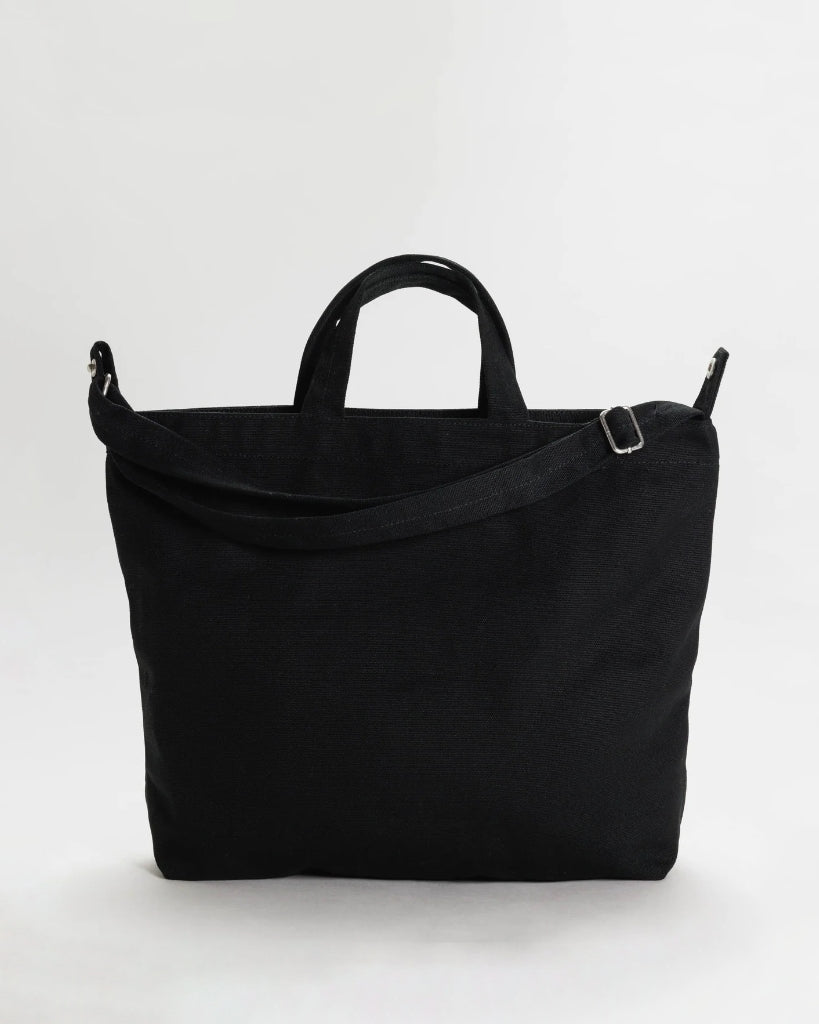 Horizontal Zip Duck Bag - Black