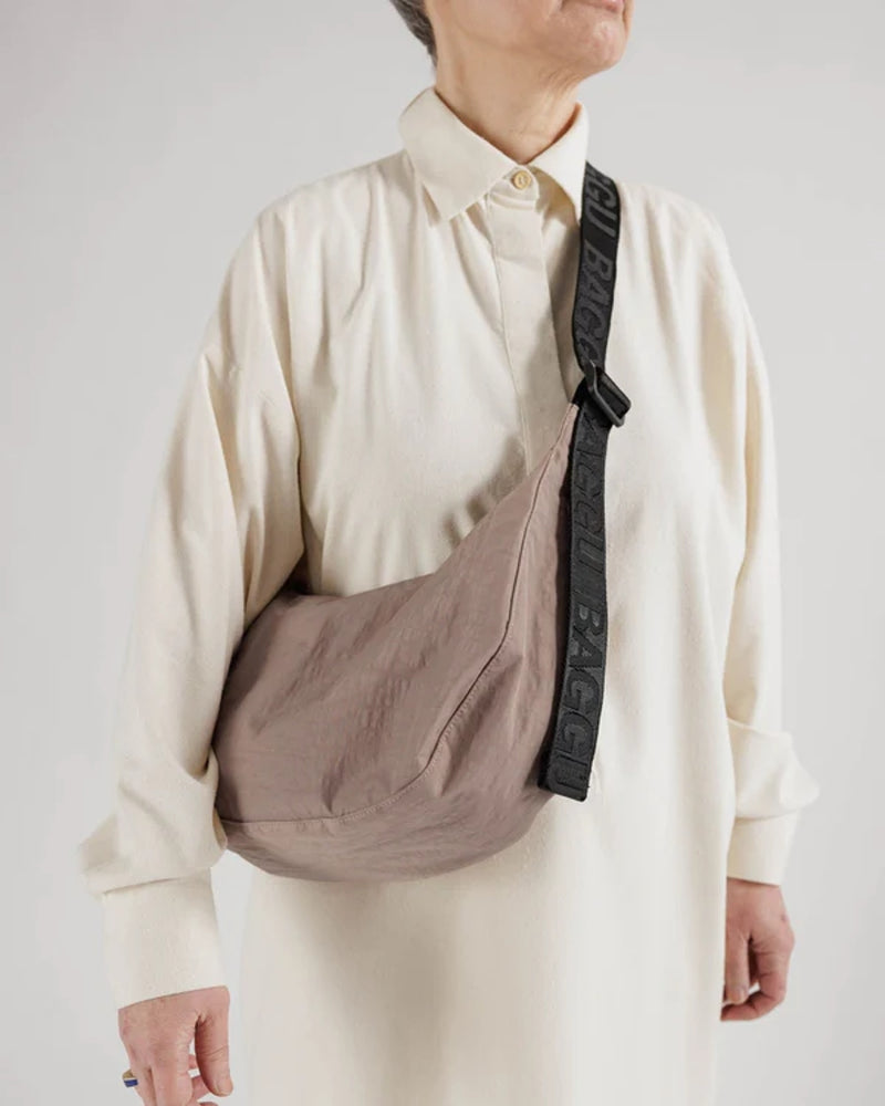 
                      
                        Medium Crescent Bag - Taupe
                      
                    