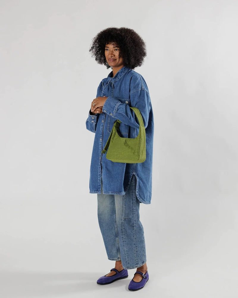 
                      
                        Mini Nylon Shoulder Bag - Avocado
                      
                    