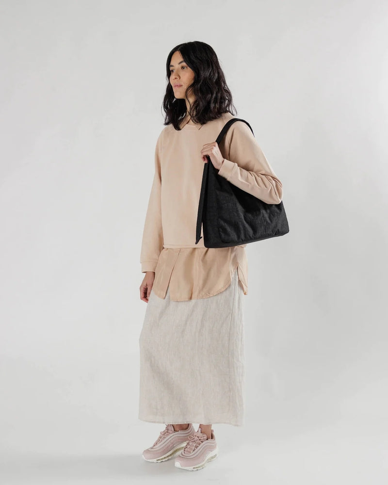
                      
                        Nylon Shoulder Bag - Black
                      
                    
