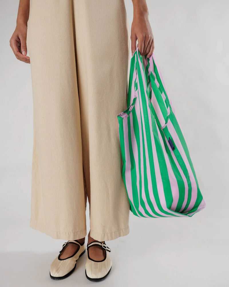 
                      
                        Standard Reusable Bag - Pink Green Awning Stripe
                      
                    