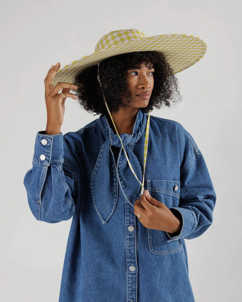 
                      
                        Sun Hat - Pink Pistachio Pixel Gingham
                      
                    