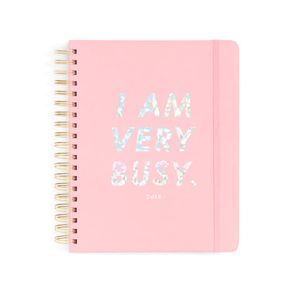 Agenda 17-Month Large [2017/2018] - I Am Very Busy