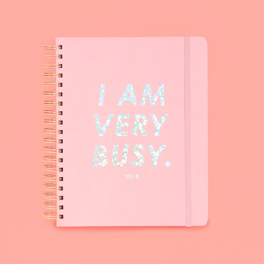Agenda 17-Month Large [2017/2018] - I Am Very Busy