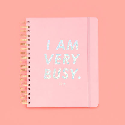 Agenda 17-Month Large [2017/2018] - I Am Very Busy
