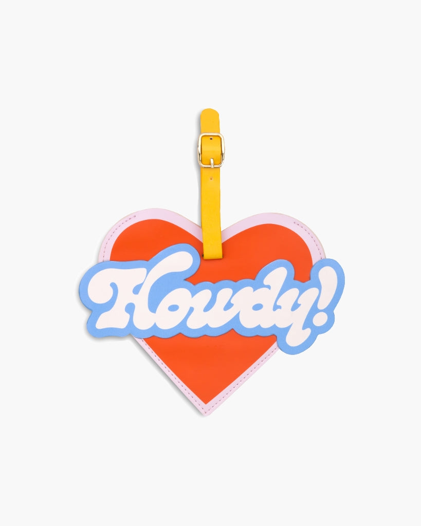 The Getaway Luggage Tag - Howdy!