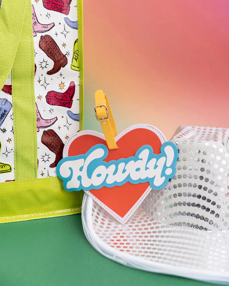 
                      
                        The Getaway Luggage Tag - Howdy!
                      
                    