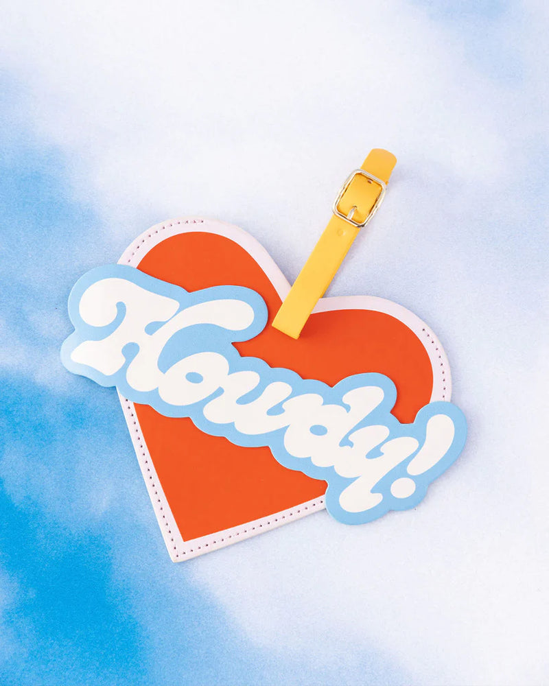 
                      
                        The Getaway Luggage Tag - Howdy!
                      
                    