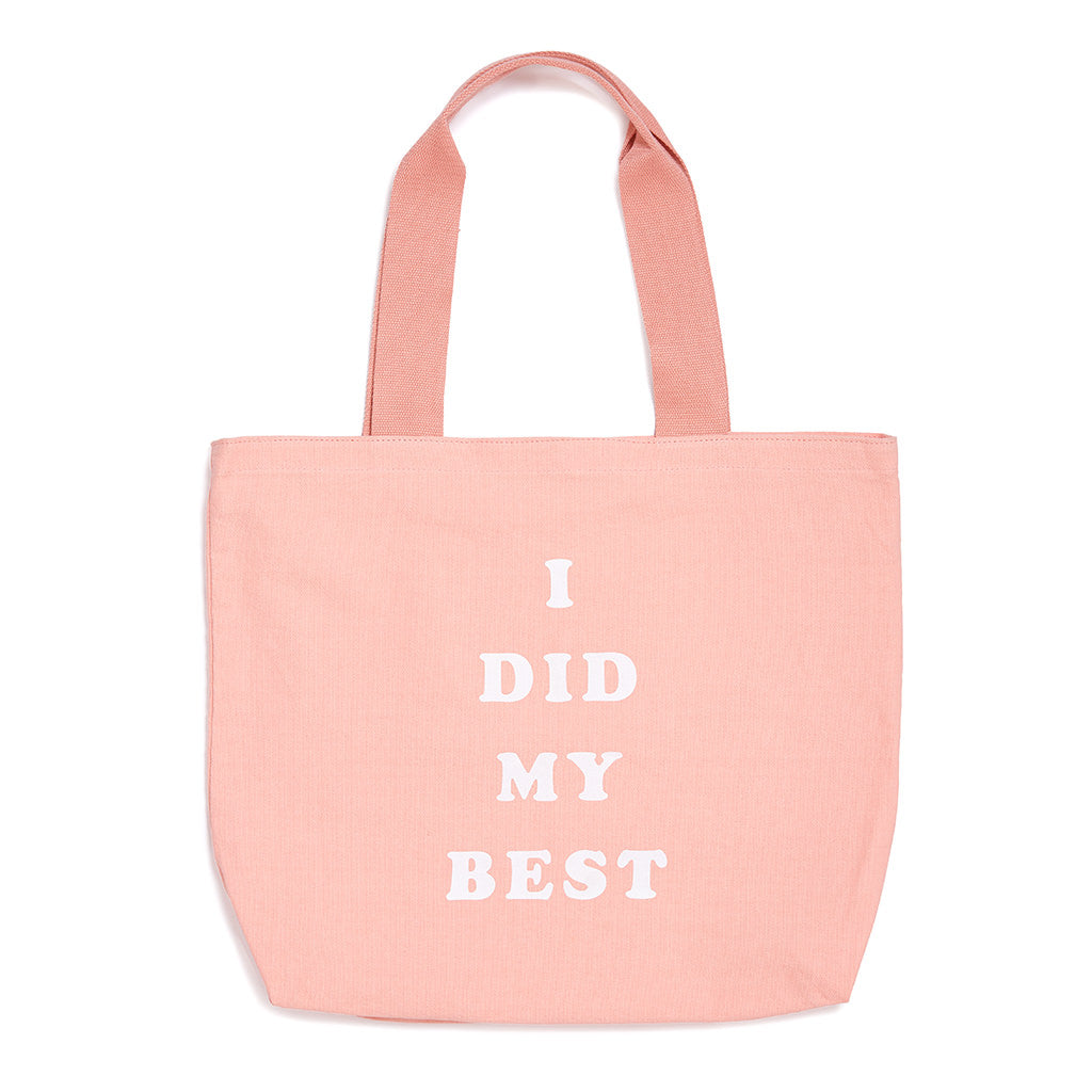 Canvas Tote - I Did My Best
