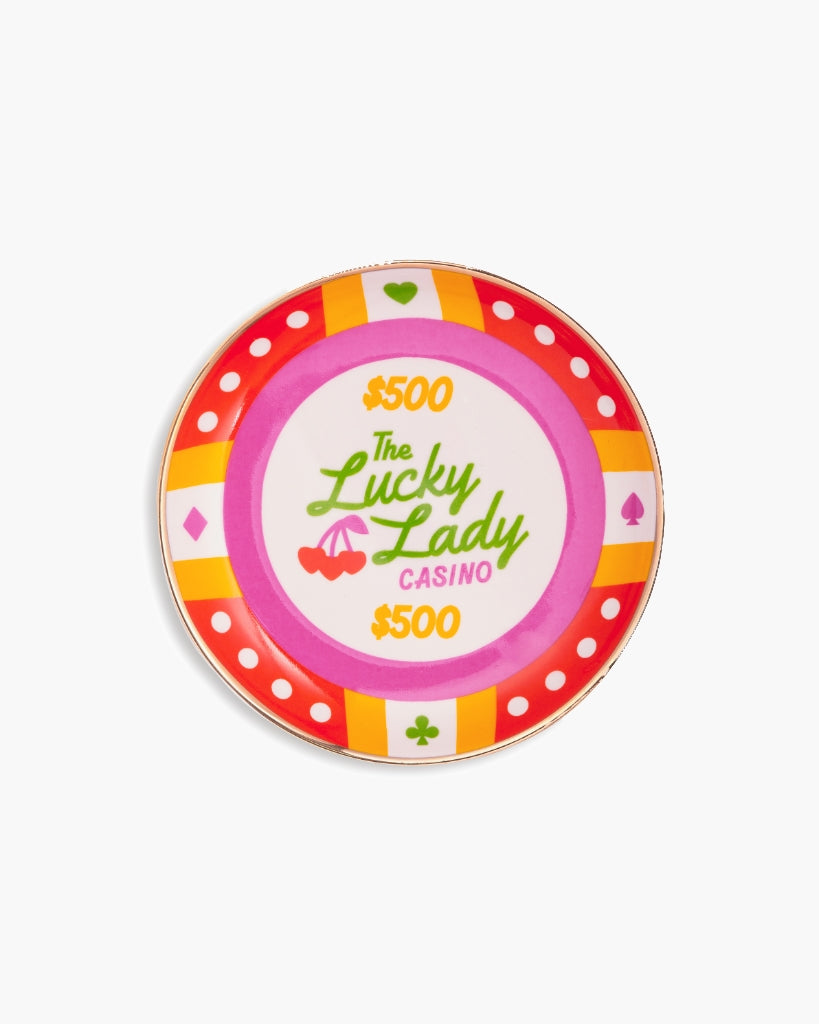Trinket Tray - Lucky Lady