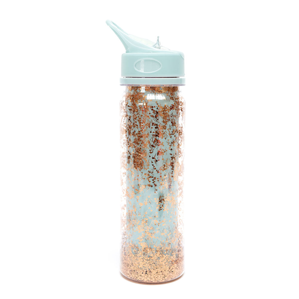 Glitter Bomb Water Bottle - Ice Blue