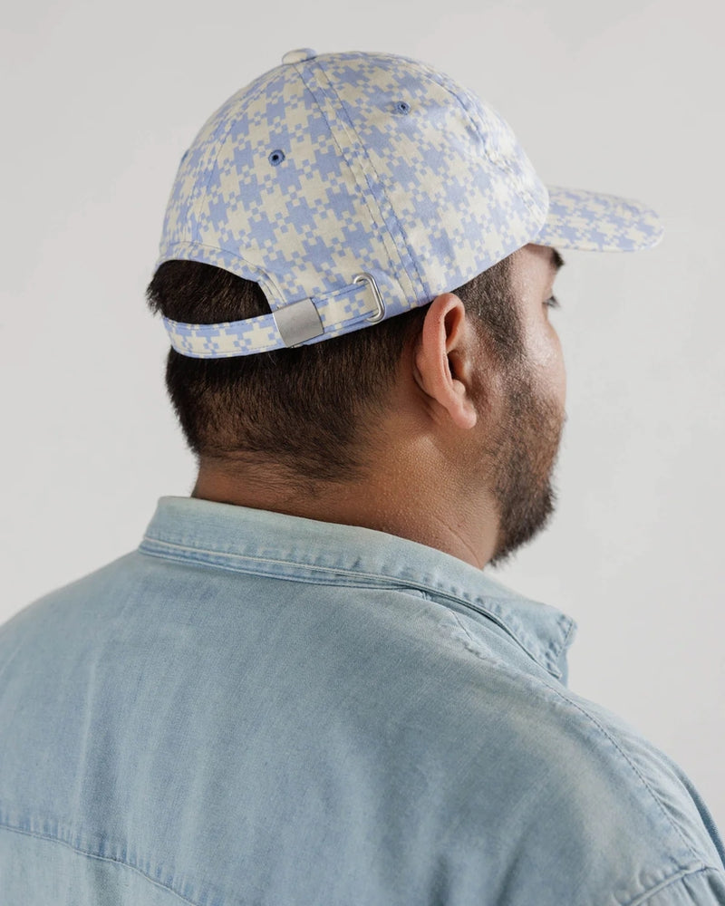 
                      
                        Baseball Cap - Blue Pixel Gingham
                      
                    