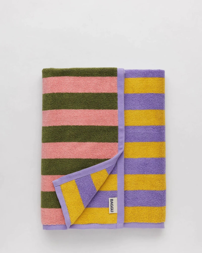 
                      
                        Bath Towel - Sunset Quilt Stripes
                      
                    