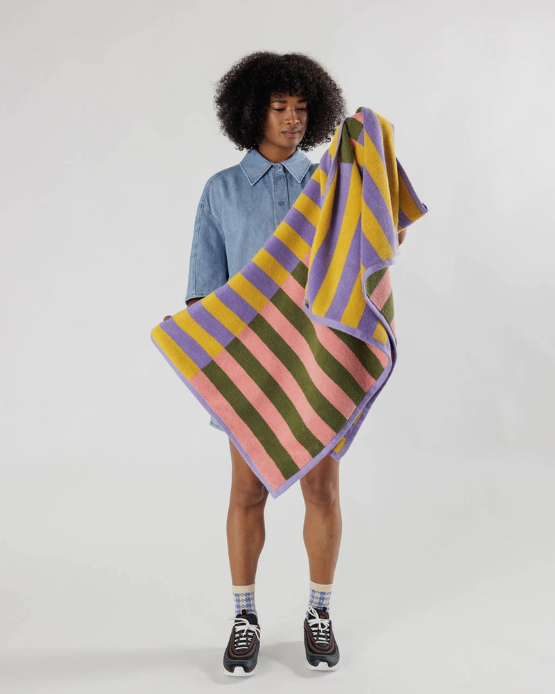 
                      
                        Bath Towel - Sunset Quilt Stripes
                      
                    