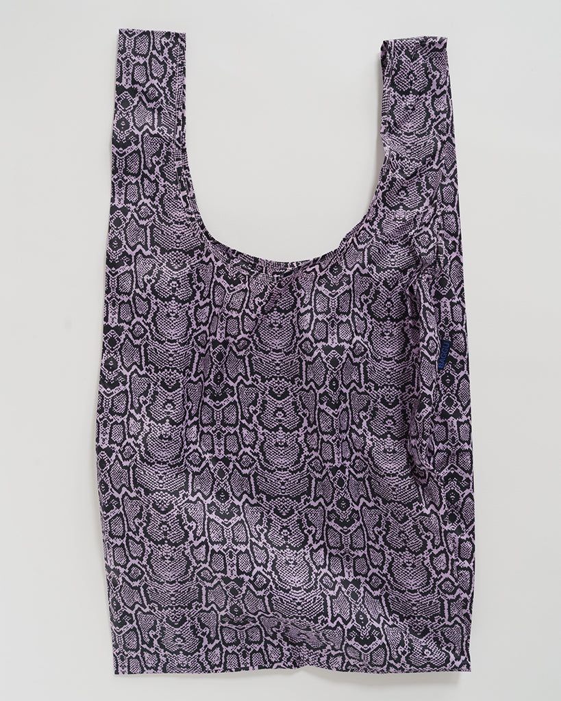 Big Reusable Bag - Pink Snakeskin