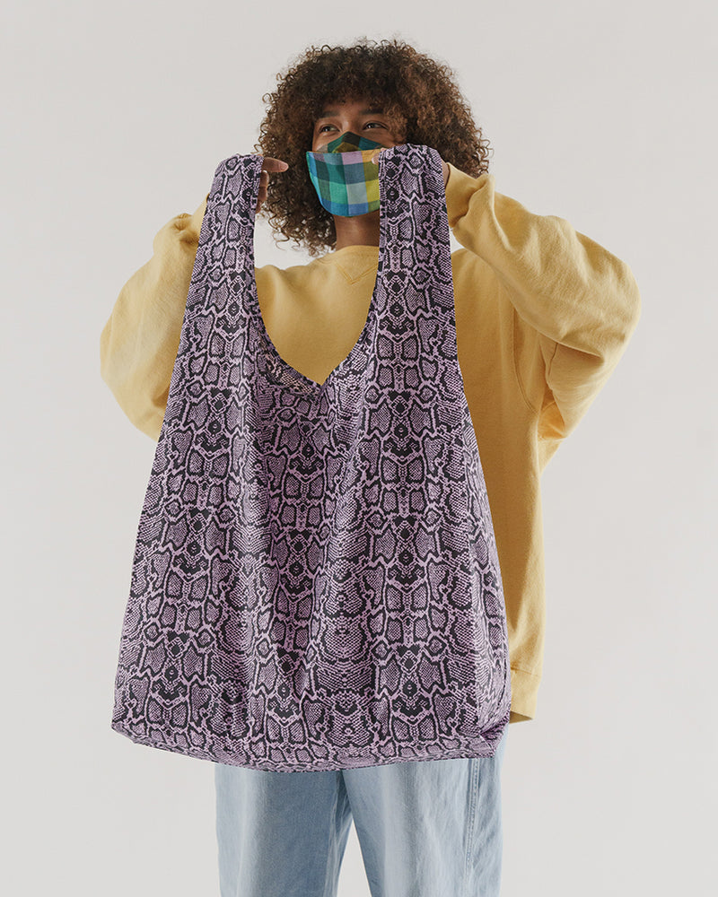 
                      
                        Big Reusable Bag - Pink Snakeskin
                      
                    