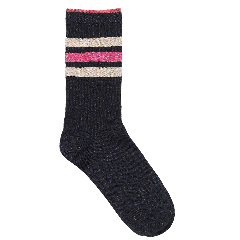 Daphne Glitter Socks - Black