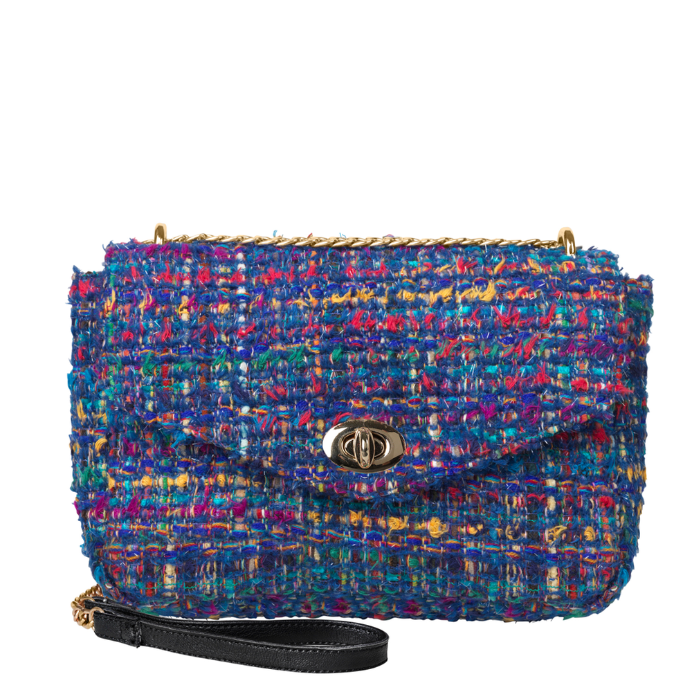 Fancy Bouclé Bag - Majolica Blue